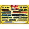 EUROGRAPHICS Puzzle Vlaky 100 dielikov