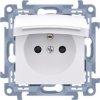 Kontakt-Simon Simon 10 Jednoduchá zásuvka s těsněním, bílé rychlospojky 16A 250V IP44 CGZ1BC.01/11