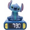 Budík s nočným 3D svetlom Disney Stitch