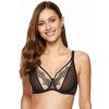 Luxusná podprsenka Heidi/B2 čierno-béžová 95D
