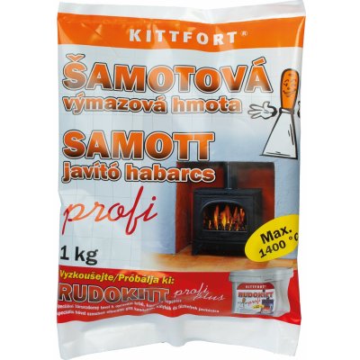 KITTFORT Šamotová výmazová hmota 1 kg