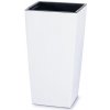 Kvetináč plast biely NABBI 19,5 cm x 19,5 x 37,5 cm