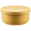 Zopa Silikónová miska s viečkom Mustard Yellow