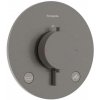 Hansgrohe Ecostat Comfort S - Termostatická batéria pod omietku, na 2 spotrebiče, kefovaný čierny ch - 33718340