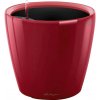 Lechuza Kvetináč Classico Premium LS 21, červená vysoko lesklá, pr. 22 x 21 cm