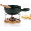 KELA Sýrové fondue NATURA keramika, nerez, chrom, dřevo KL-61306