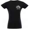 ALPINE PRO SUMEKA ČIERNA DÁMSKE BAVLNENÉ TRIČKO M-L