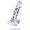 Flexibilné dildo A-Toys Paret, transparentné, 18 cm