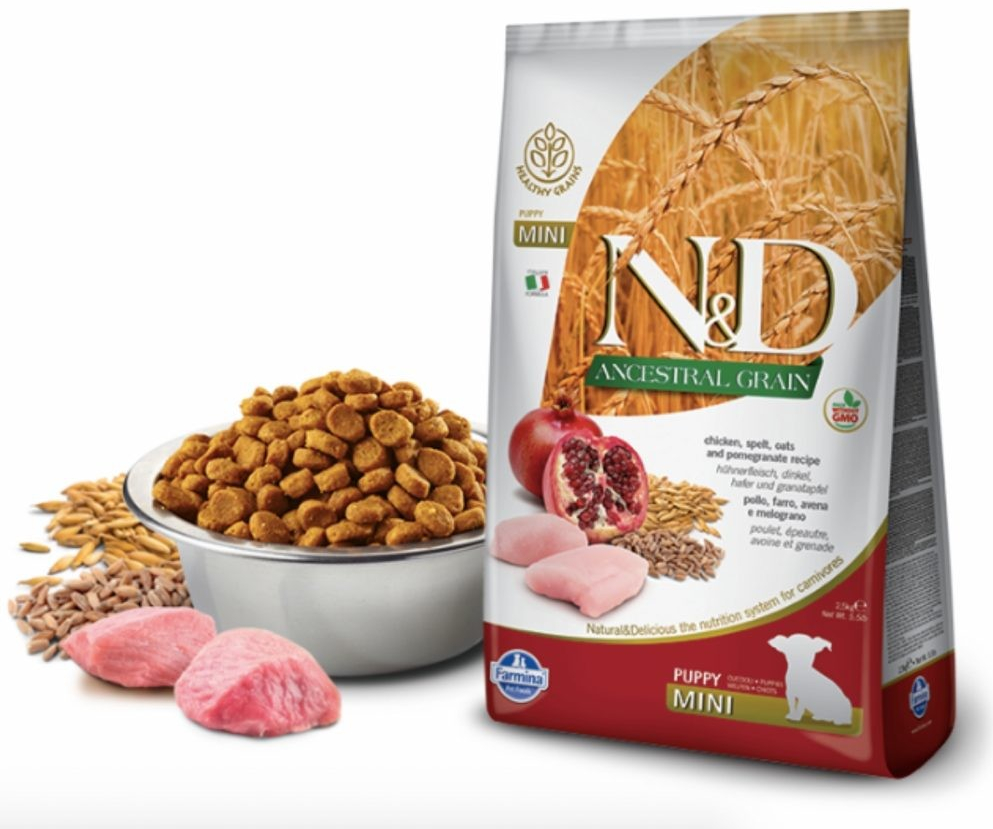 N&D dog LG Puppy mini chicken & pomegrante 7 kg