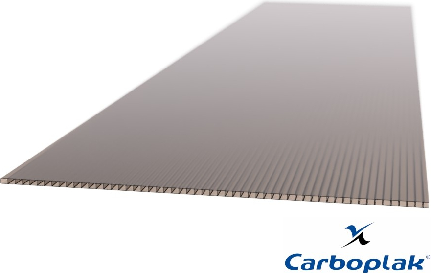 Carboplak komôrková 4 mm s 1UV filtrom 2500 x 1050 mm bronz 1 ks