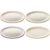 Sada tanierov Omada SANALIVING DinnerPlate Set 4x Plate 24xh2cm Farba: biela