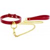 Taboom Bondage in Luxury O-Ring Collar and Chain Leash