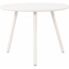 Garden-Shop Konferenčný stolík Minot - v45 x Ø60 cm - Biela