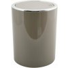 MSV výklopný odpadkový kôš Kamaka, sivo-hnedý, plast, 6 l