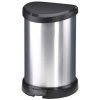 Curver DECO BIN 15 l střibrný/černý
