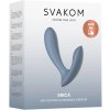 Svakom Erica - modrá nositeľná intímna pomôcka, Bluetooth, 11 režimov