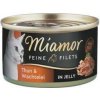 Miamor Cat Filet konzerva tuniak+prepelica. vajcia želé100g