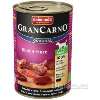 Animonda Gran Carno Adult hovädzie & srdce 0,8 kg