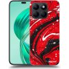 Picasee silikónový prehľadný obal pre Honor X8c - Red black
