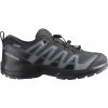 Salomon XA Pro V8 WP J 477293 black/turbulence/quarry dětské nízké nepromokavé boty - 39 EUR