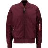 Alpha Industries MA-1 TT Light Bomber Jacket tmavo červená