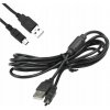 MINI USB KÁBEL NA NABÍJANIE OVLÁDAČA PS3 DUALSHOCK3 DLHÝ 3M