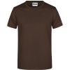 James & Nicholson tričko JN 797 krátký rukáv pánské COT02079714501-brown