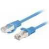 Lanberg patchcord kat.6 FTP 1.5m modrý Fluke Passed 10 ks
