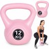Kettlebell činka 12 kg na cvičenie, ružová ModernHome