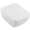 Villeroy & Boch Venticello - Závesné WC s WC doskou SoftClosing, DirectFlush, CeramicPlus, alpská biela 4611RSR1