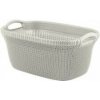 Curver kôš na čistú bielizeň KNIT 40 l - biely 03677-X64