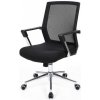 Kancelárska stolička so sieťovinou, kancelárska otočná stolička, čierna