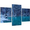 Obraz zimného jazera (Obraz 90x60cm)