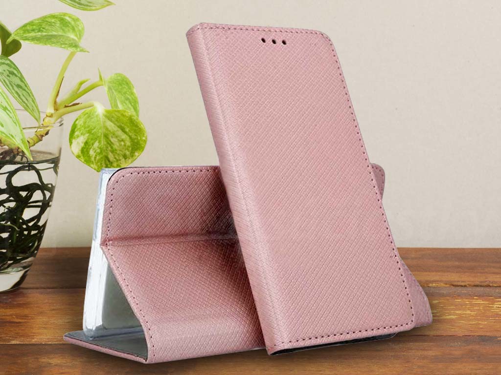 Púzdro Smart Book Xiaomi Redmi Note 9 Pro, Note 9S Ružové