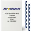 Eurosupplies plastové chrbty A4 8 mm modré 100 ks