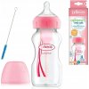 Dr.Brown´s fľaša antikolik Options široké hrdlo plast ružová 270ml