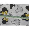 Bavlněná látka Minie na bílé Plátno metráž š.160 cm