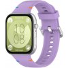 PROTEMIO 110983 WAVY Silikónový remienok pre Huawei Watch Fit 4 / Fit 4 Pro fialový