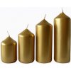 Provence Adventná sviečka ø4m 4 velikosti zlatá