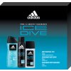Adidas Ice Dive 100 ml EDT 100 ml + dezodorant 150 ml + sprchový gél 250 ml