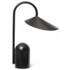 Ferm Living Prenosná lampa Arum – čierna