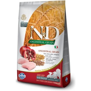 N&D dog LG Puppy Medium & maxi chicken & pomegranate 12 kg