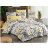 BedTex bavlna obliečky Alisa žlté DeLuxe 70x90 140x200