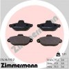 ZIMMERMANN Sada brzdových platničiek kotúčovej brzdy 21436.170.2