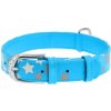 Kožený reflexný obojok pre psa WAUDOG COLLAR veľ. M