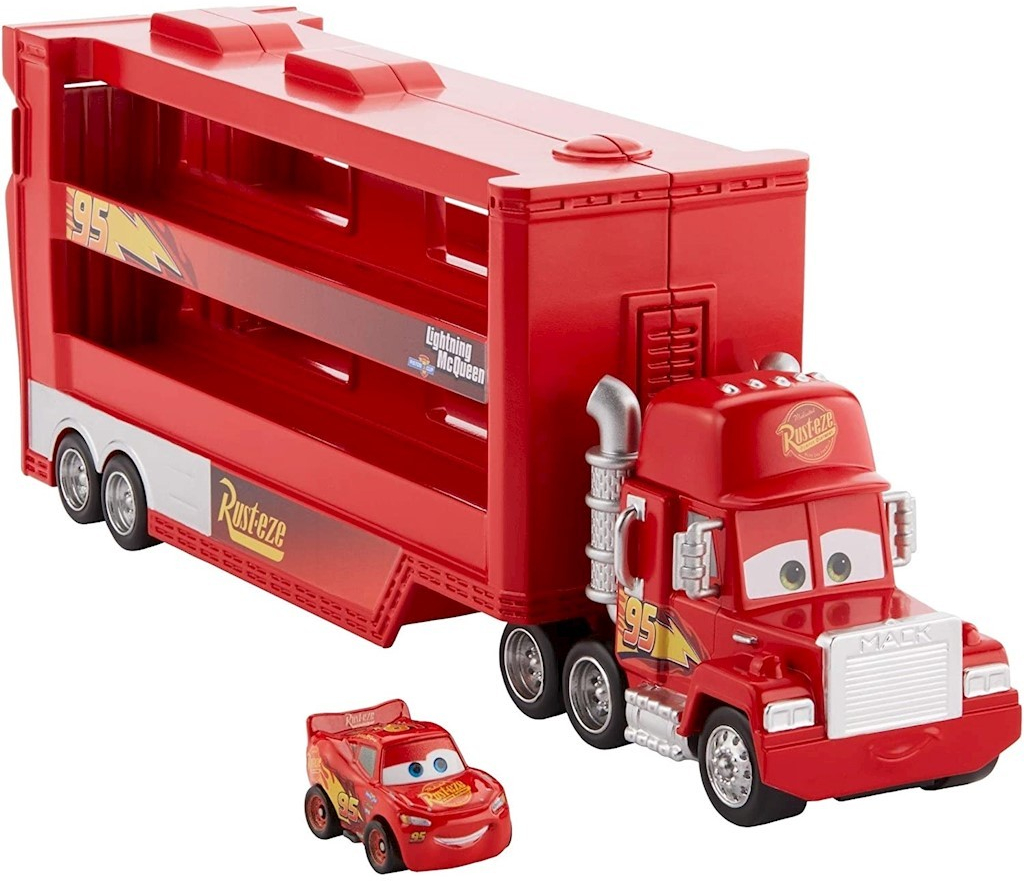 Mattel Cars 3 Mini transportér Mack a Blesk McQueen GNW34