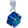 iŠPERKY Strieborný prívesok kocka Swarovski ID|106985