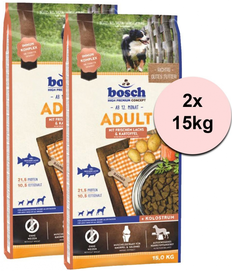 Bosch Adult Salmon & Potato 2 x 15 kg