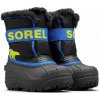 Sorel Children’s Snow Commander Detská outdoorová Obuv Farba: Black Super Blue, Veľkosť: 28 1869561011