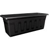 Nohelgarden Truhlík GARDEN plastový antracitový s dezénom - 40cm
